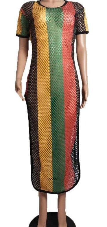 Rasta Swim Coverup Dresses