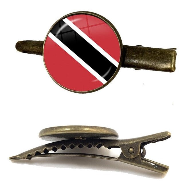 Trinidad & Tobago Flag Tie Clip for Men