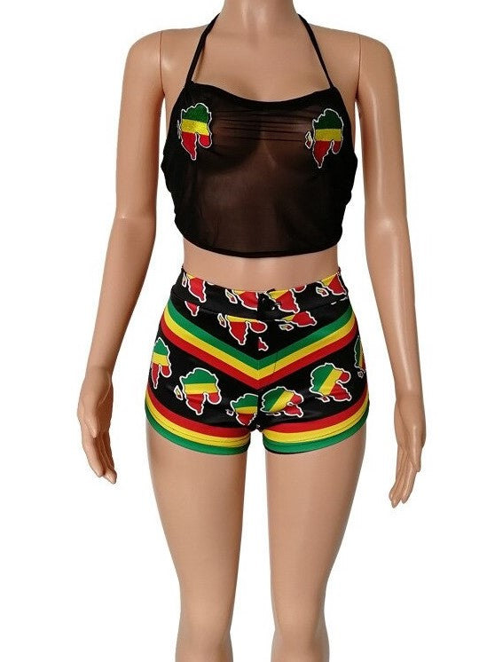 Sexy African 2pcs Set