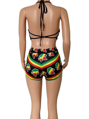 Sexy African 2pcs Set