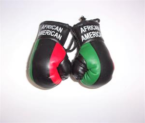 African American Flag Mini Boxing Gloves