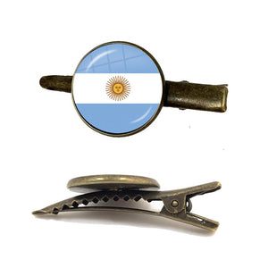 Argentina Flag Tie Clip for Men