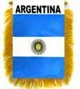 Argentina Mini Banner Flags