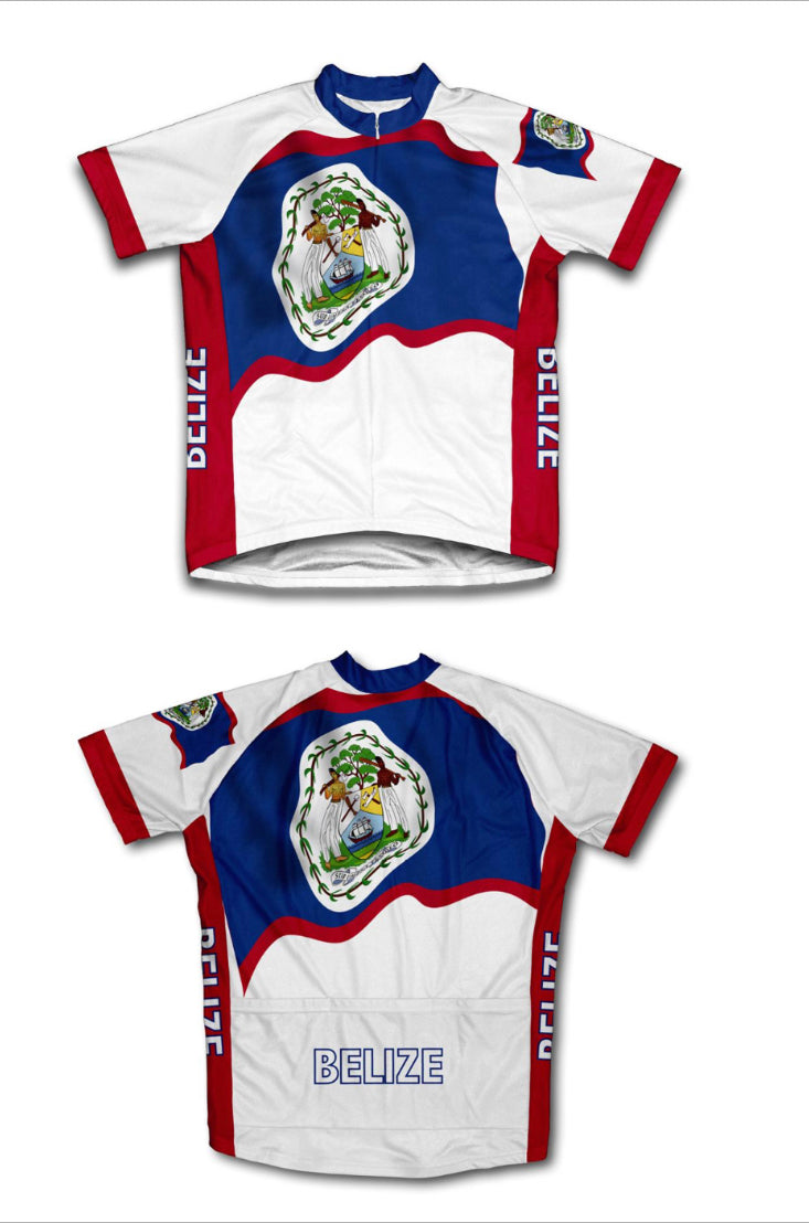 Belize Flag Cycle Jersey Shirt