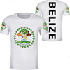 Belize Coat of Arm with Belize on the back White T-Shirt