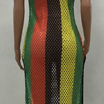 Rasta Swim Coverup Dresses