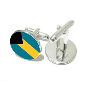 Bahamas Flag Cufflinks