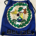 Belize Flag Cotton Backpack