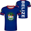 Belize Coat of Arm with Belize at the Back T-Shirts