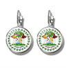 Belize Coat of Arm Clip Earrings