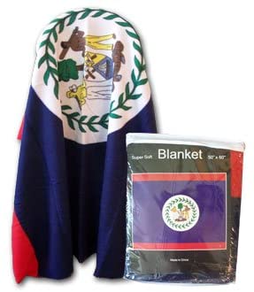 Belize Flag 50"X60" Blanket
