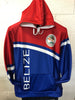 Belize Flag Jersey Hooded Jackets