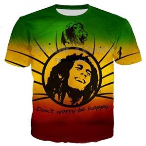 Bob Marley Don't Worry Be Happy T-Shirts