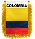 Colombia Mini Banner Flags
