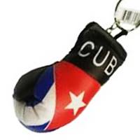 Cuba Flag Glove Keyrings