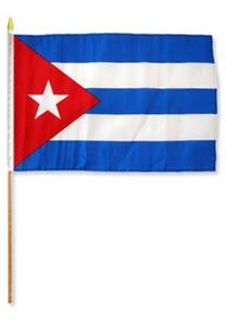 Cuba Stick Flags