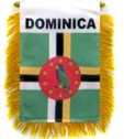 Dominica Mini Banner Flags