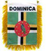 Dominica Mini Banner Flags