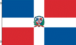 Dominican Rep. 3'X5' Flags