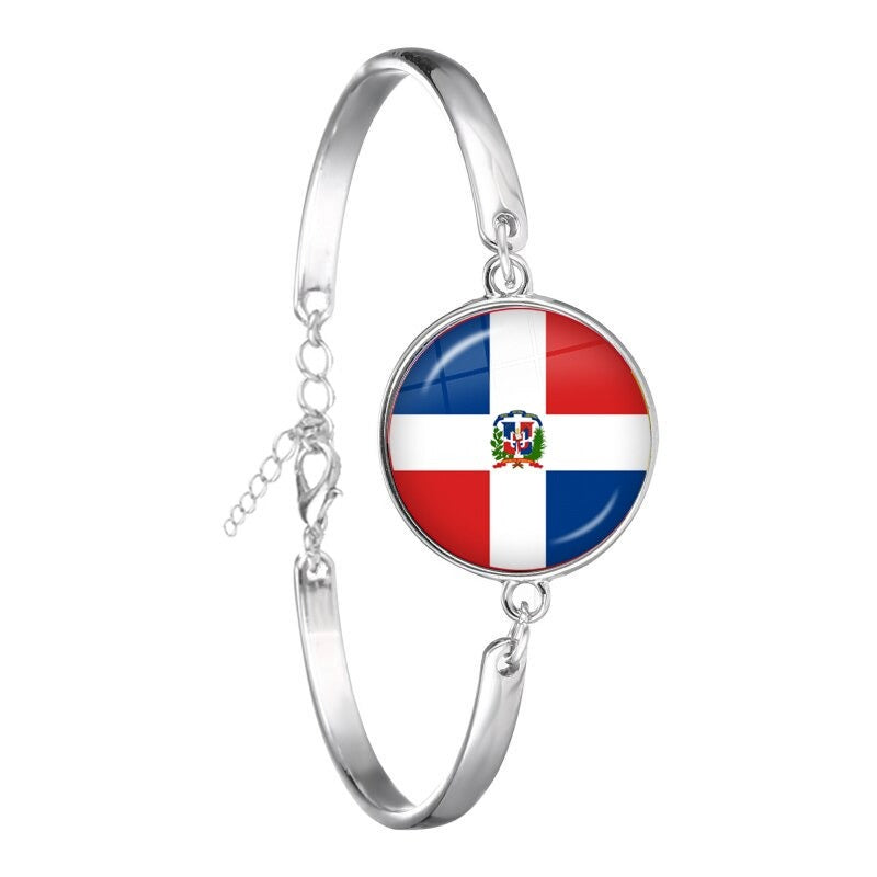 Dominican Rep. Flag Bracelets