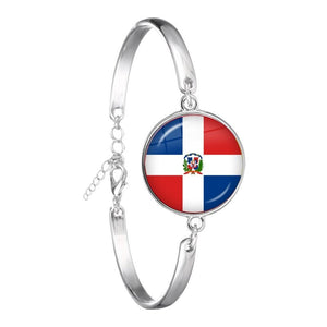 Dominican Rep. Flag Bracelets