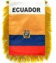 Ecuador Mini Banner Flags