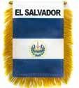 El Salvador Mini Banner Flags