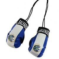 El Salvador Flag Mini Boxing Gloves