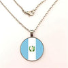 Guatemala Flag Round Necklaces