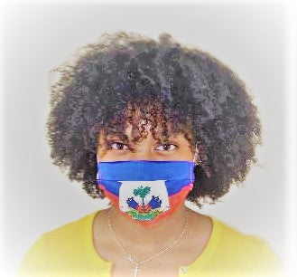 Haiti Flag Masks
