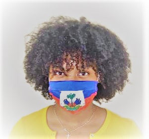 Haiti Flag Masks