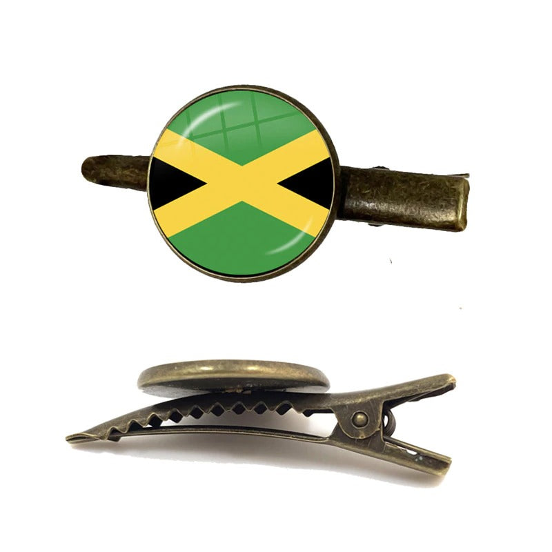 Jamaica Flag Tie Clip for Men