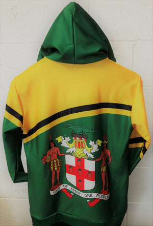 Jamaica Flag Hooded Jackets
