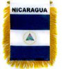 Nicaragua Mini Banner Flags