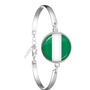 Nigeria Flag Round Bracelets