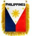 Philippines Flag Mini Banner