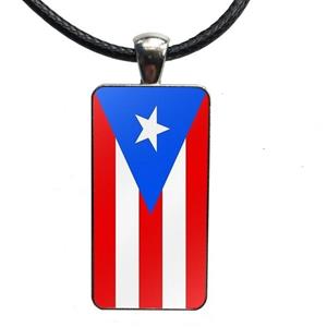 Puerto Rico Flag Necklaces