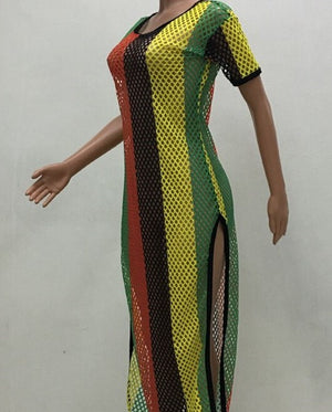 Rasta Swim Coverup Dresses