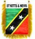 St Kitts & Nevis Flag Mini Banner