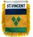 St Vincent Flag Mini Banner