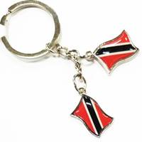 Trinidad Flag Keyrings