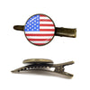 United States Flag Tie Clip for Men