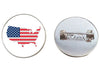 United States Map Flag Brooch Pins