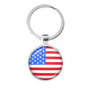 United States Flag Keyring
