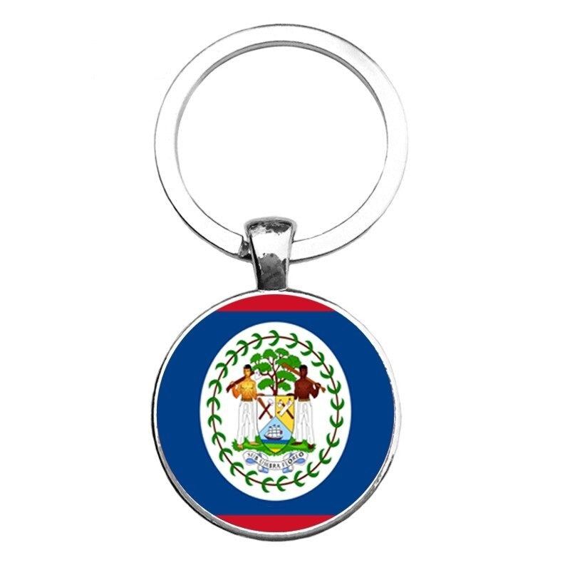 Belize Flag Keyring