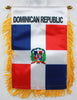 Dominican Rep Flag Mini Banner