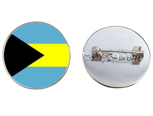 Bahamas Flag Brooch Pins