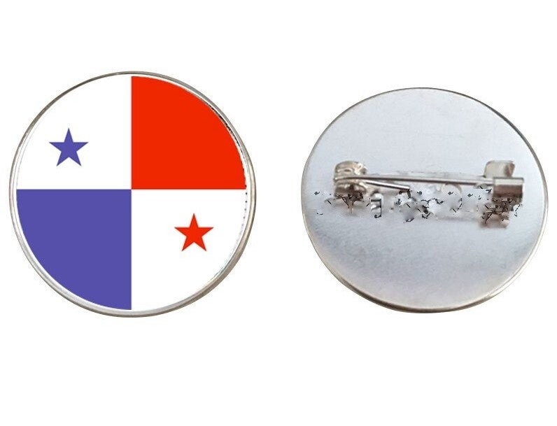 Panama Flag Brooch Pins