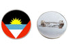 Antigua Flag Brooch Pins