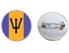 Barbados Flag Brooch Pins